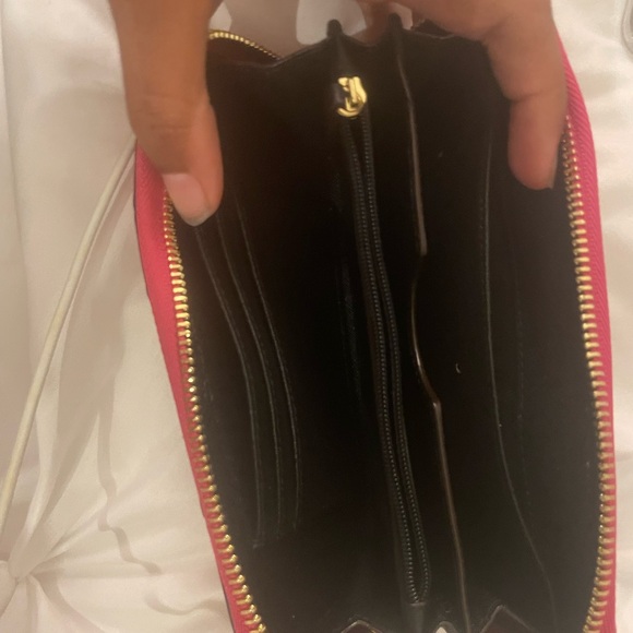 Michael Kors Pink and White Wristlet Wallet - Picture 3 of 3